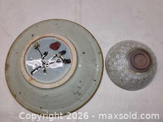 MaxSold Auction: Lot of 3 Handmade Ceramic & Slate Decorative Pieces - Toronto (Ontario, Canada) PARTNER MANAGED Reseller Online Auction - Queen Street West