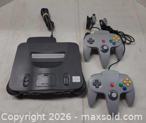 MaxSold Auction: Nintendo 64 NUS-001 Control Deck with 2 Wired Controllers - Toronto (Ontario, Canada) PARTNER MANAGED Reseller Online Auction - Queen Street West
