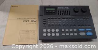 MaxSold Auction: Roland CR-80 Drum Machine / Rhythm Machine - Toronto (Ontario, Canada) PARTNER MANAGED Reseller Online Auction - Queen Street West