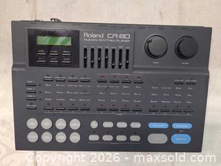 MaxSold Auction: Roland CR-80 Drum Machine / Rhythm Machine - Toronto (Ontario, Canada) PARTNER MANAGED Reseller Online Auction - Queen Street West