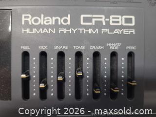 MaxSold Auction: Roland CR-80 Drum Machine / Rhythm Machine - Toronto (Ontario, Canada) PARTNER MANAGED Reseller Online Auction - Queen Street West