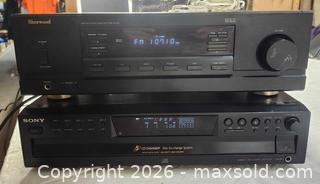 MaxSold Auction: Sherwood Stereo Receiver Sony CD Player WORKING - Toronto (Ontario, Canada) PARTNER MANAGED Reseller Online Auction - Queen Street West