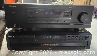 MaxSold Auction: Sherwood Stereo Receiver Sony CD Player WORKING - Toronto (Ontario, Canada) PARTNER MANAGED Reseller Online Auction - Queen Street West