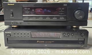 MaxSold Auction: Sherwood Stereo Receiver Sony CD Player WORKING - Toronto (Ontario, Canada) PARTNER MANAGED Reseller Online Auction - Queen Street West