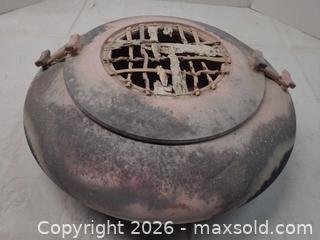 MaxSold Auction: Signed A D Cook Pit-Fired Stoneware Lidded Vessel, Large - Toronto (Ontario, Canada) PARTNER MANAGED Reseller Online Auction - Queen Street West