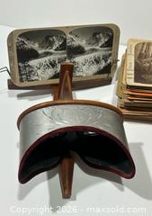 MaxSold Auction: Antique Underwood & Underwood Stereoscope Viewer and Stereoview Cards (105) - Burlington (Ontario, Canada) SELLER MANAGED Estate Sale Online Auction - Fairview Street (STORAGE)