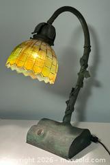 MaxSold Auction: Art Deco Metal Tree Branch Table/Desk Lamp c/w Beautiful Glass Shade - Burlington (Ontario, Canada) SELLER MANAGED Estate Sale Online Auction - Fairview Street (STORAGE)