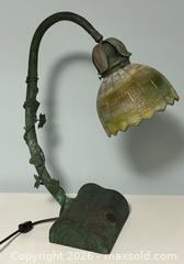 MaxSold Auction: Art Deco Metal Tree Branch Table/Desk Lamp c/w Beautiful Glass Shade - Burlington (Ontario, Canada) SELLER MANAGED Estate Sale Online Auction - Fairview Street (STORAGE)