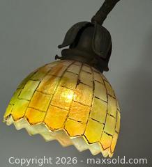 MaxSold Auction: Art Deco Metal Tree Branch Table/Desk Lamp c/w Beautiful Glass Shade - Burlington (Ontario, Canada) SELLER MANAGED Estate Sale Online Auction - Fairview Street (STORAGE)