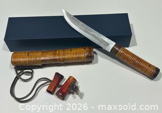 MaxSold Auction: Bamboo Fixed Blade - Burlington (Ontario, Canada) SELLER MANAGED Estate Sale Online Auction - Fairview Street (STORAGE)