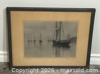 MaxSold Auction: Signed W.R MacAskill (1887-1956) Framed Photograph Nocturne(b) - Burlington (Ontario, Canada) SELLER MANAGED Estate Sale Online Auction - Fairview Street (STORAGE)