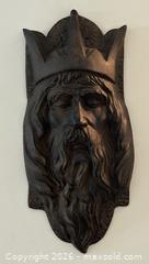 MaxSold Auction: Vintage Cast Iron King Head w/ Crown Wall Hanging  - Burlington (Ontario, Canada) SELLER MANAGED Estate Sale Online Auction - Fairview Street (STORAGE)