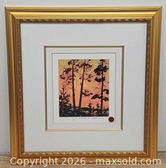 MaxSold Auction: Tom Thompson 'Pine Tree at Sunset' Lithograph Print Signed & Numbered  - Toronto (Ontario, Canada) PARTNER MANAGED Reseller Online Auction - Queen Street West