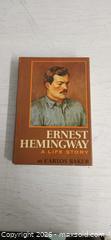 MaxSold Auction: Ernest Hemingway: A Life Story by Carlos Baker - Toronto (Ontario, Canada) SELLER MANAGED Reseller Online Auction -  Cranfield Road.