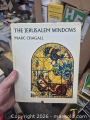 MaxSold Auction: The Jerusalem Windows by Marc Chagall — Hardcover, Dust Jacket - Toronto (Ontario, Canada) SELLER MANAGED Reseller Online Auction -  Cranfield Road.