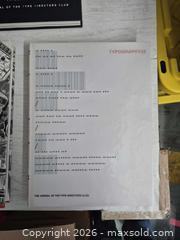 MaxSold Auction: Type Directors Club Typography Annual  (Various Editions) - Toronto (Ontario, Canada) SELLER MANAGED Reseller Online Auction -  Cranfield Road.