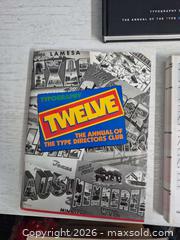 MaxSold Auction: Type Directors Club Typography Annual  (Various Editions) - Toronto (Ontario, Canada) SELLER MANAGED Reseller Online Auction -  Cranfield Road.