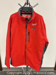 MaxSold Auction: Milwaukee M12-Compatible Heated Jacket XL Red/Gray - Richmond (British Columbia, Canada) SELLER MANAGED Downsizing Online Auction -  Bridgeport Road