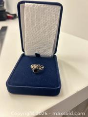 MaxSold Auction: Sterling Silver Onyx Ring Size 6, Vintage Boho - Richmond (British Columbia, Canada) SELLER MANAGED Downsizing Online Auction -  Bridgeport Road