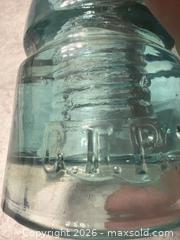 MaxSold Auction: GTP TEL CO. lot of 10 vintage utility company glass insulators.  - Red Deer (Alberta, Canada) SELLER MANAGED Downsizing Online Auction - Dempsey Street