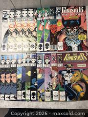 MaxSold Auction: Marvel - The Punisher comic book collection. - Red Deer (Alberta, Canada) SELLER MANAGED Downsizing Online Auction - Dempsey Street