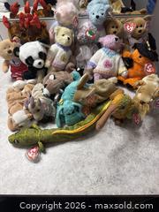 MaxSold Auction: Ty Beanie Babies - small. Lot of 20 - Red Deer (Alberta, Canada) SELLER MANAGED Downsizing Online Auction - Dempsey Street