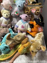 MaxSold Auction: Ty Beanie Babies - small. Lot of 20 - Red Deer (Alberta, Canada) SELLER MANAGED Downsizing Online Auction - Dempsey Street