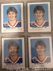 MaxSold Auction: Vintage - 1984-85 Edmonton Oilers Conplete Set with additional Sather variant - Red Deer (Alberta, Canada) SELLER MANAGED Downsizing Online Auction - Dempsey Street