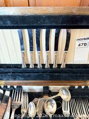 MaxSold Auction: Birks Regency Silver-plated Flatware with Storage Chest - Oakville (Ontario, Canada) PARTNER MANAGED Downsizing Online Auction - All Saints Crescent