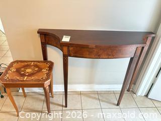 MaxSold Auction: Mahogany Console table and small occasional table - Oakville (Ontario, Canada) PARTNER MANAGED Downsizing Online Auction - All Saints Crescent