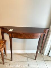MaxSold Auction: Mahogany Console table and small occasional table - Oakville (Ontario, Canada) PARTNER MANAGED Downsizing Online Auction - All Saints Crescent