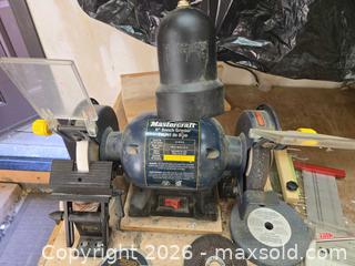 MaxSold Auction: Mastercraft 6" Bench Grinder & Accessories - Oakville (Ontario, Canada) PARTNER MANAGED Downsizing Online Auction - All Saints Crescent