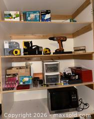 MaxSold Auction: Ridgid Cordless Drill, Hand Tools, Vintage RadioShack TRS-80 Microcomputer System, Sanyo Digital Clock and more - Oakville (Ontario, Canada) PARTNER MANAGED Downsizing Online Auction - All Saints Crescent