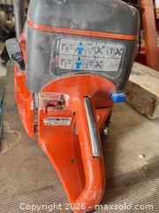 MaxSold Auction: Husqvarna K770 14" Gas Power Cutter.  - King (Ontario, Canada) PARTNER MANAGED Downsizing Online Auction - Graham Sideroad