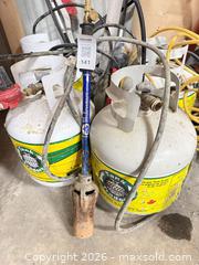 MaxSold Auction: Propane Tanks with Torch - King (Ontario, Canada) PARTNER MANAGED Downsizing Online Auction - Graham Sideroad