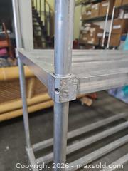 MaxSold Auction: 2 Aluminum Shelves Commercial Quality - San Jose (California, USA) SELLER MANAGED Downsizing Online Auction - Little Orchard Street