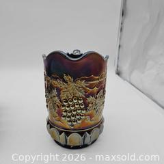 MaxSold Auction: Northwood Carnival Glass Pitcher And 6 glasses - San Jose (California, USA) SELLER MANAGED Downsizing Online Auction - Little Orchard Street