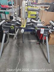 MaxSold Auction: Ryobe Mitre Saw and Stand - San Jose (California, USA) SELLER MANAGED Downsizing Online Auction - Little Orchard Street