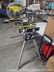 MaxSold Auction: Ryobe Mitre Saw and Stand - San Jose (California, USA) SELLER MANAGED Downsizing Online Auction - Little Orchard Street
