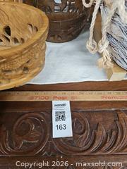 MaxSold Auction: Variety of baskets carved wood bowls. - San Jose (California, USA) SELLER MANAGED Downsizing Online Auction - Little Orchard Street