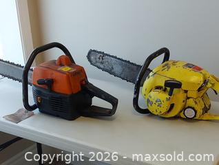 MaxSold Auction: Chain saws  - Napanee (Ontario, Canada) SELLER MANAGED Commercial Liquidation Online Auction - Richmond Boulevard