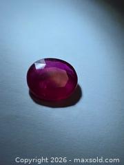MaxSold Auction: Natural blood red Ruby - Mississauga (Ontario, Canada) PARTNER MANAGED Reseller Online Auction - Southgateway Road
