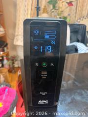 MaxSold Auction: APC UPS 1500VA Sine Wave UPS Battery Backup, BR1500MS2 Backup Battery Power Supply with AV - Toronto (Ontario, Canada) SELLER MANAGED Downsizing Online Auction - Palamar Road