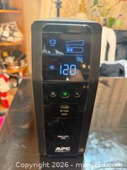 MaxSold Auction: APC UPS 1500VA Sine Wave UPS Battery Backup, BR1500MS2 Backup Battery Power Supply with AV - Toronto (Ontario, Canada) SELLER MANAGED Downsizing Online Auction - Palamar Road