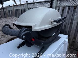 MaxSold Auction: Weber Q 1000 Portable Liquid Propane BBQ in Titanium - Toronto (Ontario, Canada) SELLER MANAGED Downsizing Online Auction - Palamar Road