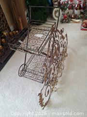 MaxSold Auction: Metal Wall Decor and Cart A - Montgomery (New Jersey, USA) PARTNER MANAGED Downsizing Online Auction - Bedford Drive
