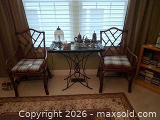 MaxSold Auction: Rattan Chairs B - Montgomery (New Jersey, USA) PARTNER MANAGED Downsizing Online Auction - Bedford Drive