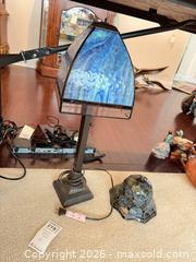 MaxSold Auction: Stained Glass Lamp A - Montgomery (New Jersey, USA) PARTNER MANAGED Downsizing Online Auction - Bedford Drive
