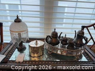 MaxSold Auction: Teaset and Lamp B - Montgomery (New Jersey, USA) PARTNER MANAGED Downsizing Online Auction - Bedford Drive