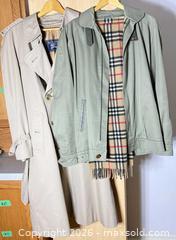 MaxSold Auction: Burberrys Trench Coat, Bomber Jacket & Scarf - Ottawa (Ontario, Canada) PARTNER MANAGED Downsizing Online Auction - Greenbriar Avenue